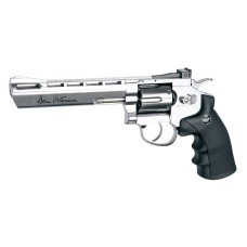 Пневматический револьвер ASG Dan Wesson 6” Silver (пулевой)