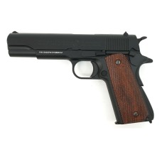 Страйкбольный пистолет G&G GPM1911 (Colt) Black Tip (GAS-GPM-191-BBB-ECM)