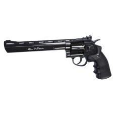 Пневматический револьвер ASG Dan Wesson 8” Black (пулевой)
