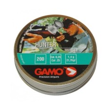 Пули Gamo Hunter 6,35 мм, 1,4 г (200 штук)