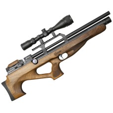 Пневматическая винтовка Kuzey K30 BullPup, боковой взвод (орех, PCP, 3 Дж) 5,5 мм