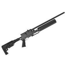 Пневматическая винтовка Kuzey K60 Tactical (пластик, телескоп. приклад, PCP, 3 Дж) 5,5 мм