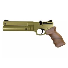 Пневматический пистолет Ataman AP16 Compact 411 (орех, PCP) Desert 4,5 мм