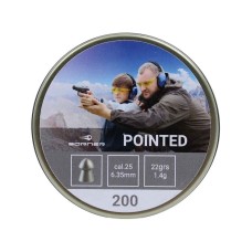 Пули Borner Pointed 6,35 мм, 1,4 г (200 штук)