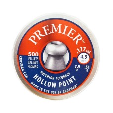 Пули Crosman Premier Hollow Point 4,5 мм, 0,51 г (500 штук)