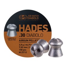 Пули JSB Hades Diabolo 7,62 мм, 2,9 г (150 штук)