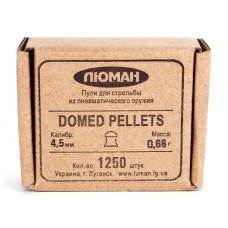 Пули «Люман» Domed pellets 4,5 мм, 0,68 г (1250 штук)