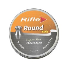Пули Rifle Field Series Round 6,35 мм, 1,71 г (200 штук)