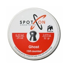 Пули SPOTON Ghost 6,35 мм, 2,07 г (150 штук)