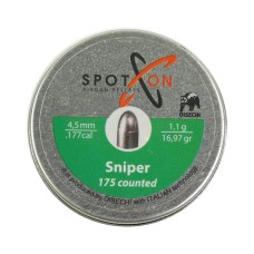 Пули SPOTON Sniper 4,5 мм, 1,10 г (175 штук)