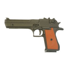 Резинкострел ARMA макет пистолета Deseart Eagle (черный)