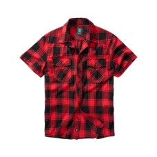 Рубашка Brandit Check Halfsleeve (Red/Black)