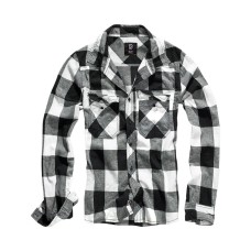Рубашка Brandit Check (White/Black)