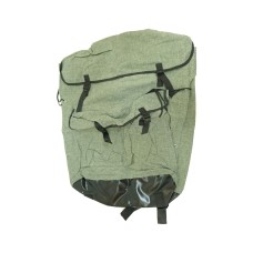 Рюкзак туристический брезентовый, 70 л, кожаное дно (МВЕ)