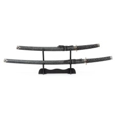 Самурайские мечи Катана и Вакидзаси (2 шт., ножны серый мрамор)