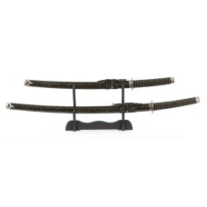 Самурайские мечи Катана и Вакидзаси (2 шт., ножны черный мрамор)