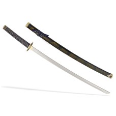 Самурайский меч Катана (сине-желтые ножны)