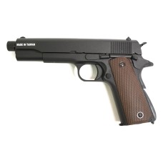 Страйкбольный пистолет KJW Colt M1911A1 TBC Gas GBB, удлин. ствол