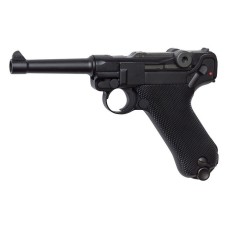 Страйкбольный пистолет ASG Luger P08 Blowback green gas (16229)