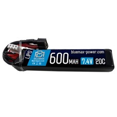 Аккумулятор BlueMAX Li-Po 7.4V 600mah 20C (PDW) w/ Mini Deans