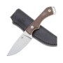 Нож QSP Knife Workaholic 8,9 см, сталь N690, рукоять Micarta Brown