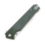 Нож складной QSP Knife Mamba V2 8,9 см, сталь D2, рукоять Micarta Green