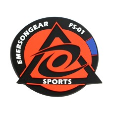 Шеврон EmersonGear Cyclone Sports Patch, PVC на велкро (Black)