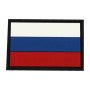 Шеврон ”Флаг России”, PVC на велкро, 30x20 мм (Black)