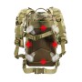 Тактический рюкзак Yakeda BK-2282 Molle, 600D +PVC, 25 л (Multicam)